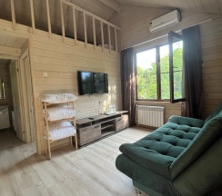 Номер Deluxe с 2 комнатами с красивым видом из окна в Прибой