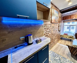 Одноместный номер с кухней (душ за пределами номера) в Красный терем