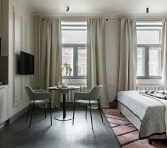 1-комнатные апартаменты студия на Невском проспекте, 74-76 в D apartments