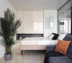 1-комнатные апартаменты улучшенные №250 в Hugge Place