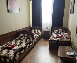 Кровать в 3-местном общем номере в Восход