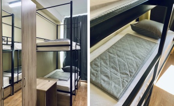 Кровать в общем номере (мужской номер) в Koltsovo inn