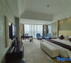 Двухместный номер Comfort двуспальная кровать в Dezhou Fengguan Holiday Hotel
