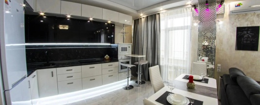 Трёхместные апартаменты c 1 комнатой в RENT-сервис на улице 10 лет Октября