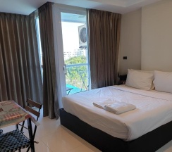 Двухместная студия Deluxe двуспальная кровать в Serenity Condo Wongamat by Patsamon
