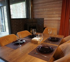 Дом с камином, сауной и купелью (до 8 гостей) ВЕЛЕС в Berloga Country Resort