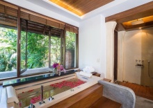 Одноместный люкс Deluxe двуспальная кровать в Royal Muang Samui Villas