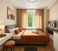 1-комнатные апартаменты студия в BestFlat24 (БэстФлэт24) на улице Шереметьевская 85с2