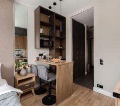 Craft - 2х местные апартаменты-студия у Ботанического сада (5 этаж) в Smart Lofts Moscow