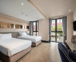 Двухместный номер Deluxe (2 отдельные кровати) в Vince Hotel Pratunam