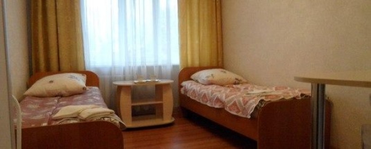 Номер стандарт с 2 односпальными кроватями (с завтраком) в Березка