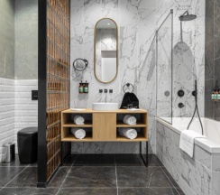 Апартаменты Deluxe с 2 комнатами в The Basilian Minsk, Curio Collection by Hilton