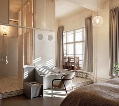 Номер Deluxe в Michelberger Hotel Berlin