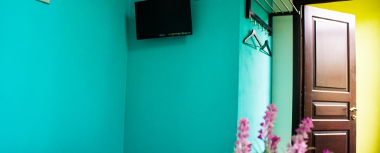 Номер эконом с 1 двуспальной кроватью в U hostel