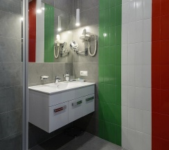 Комната делюкс с 1 двуспальной кроватью в Hotel design style