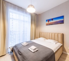 Стандартная студия с кроватью King size в Pulkovo Apart