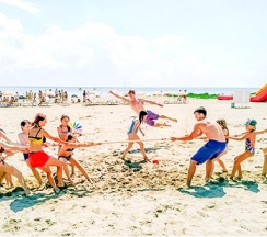 Двухкомнатный номер на трех-четырех гостей с видом во двор (корпус К) в Оптимист