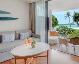 Двухместный номер Grand Deluxe Ocean View с балконом двуспальная кровать в Amari Koh Samui