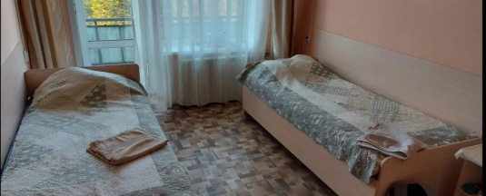 Двухместный номер Standard (общая ванная комната) (2 отдельные кровати) в Первый