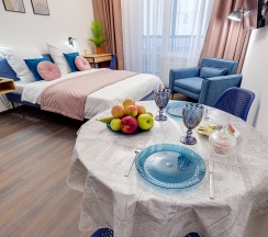 Квартира в Апартаменты на Манчестерская ул., д.3 , корп.2, 1 подъезд