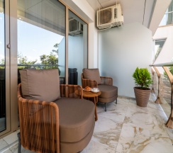 Номер “Caramel Apart” Апартаменты с видом на море в Morskoy resort