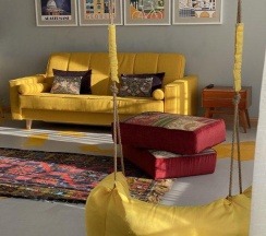 5-местные 2-комнатные апартаменты люкс семейные (мансарда) в Apart Ru Hotel