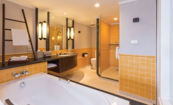 Двухместный номер с балконом и с видом на море 2 отдельные кровати в Sheraton Samui Resort