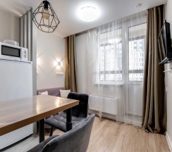 1-комнатные апартаменты стандарт с 2 односпальными кроватями в Home Like (Хоум Лайк) на бульваре Эйнштейна 3
