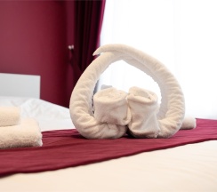 Двухместный номер эконом класса с одной большой кроватью в Iq hotel