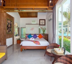 Вилла Luxury с балконом и рядом с пляжем в The samui beach resort