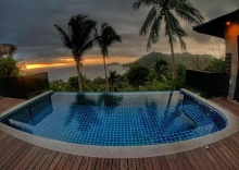 Двухместная вилла Luxury двуспальная кровать в Koh Tao Heights Pool Villas