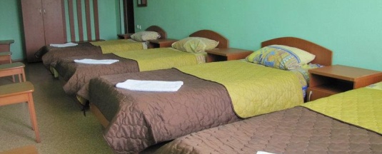 Номер эконом с 4 односпальными кроватями в Арский Камень