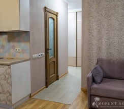 Квартира МОРЕНТ 36 кв. м с балконом на 1 этаже в ЖК «Сорренто Парк» в Morent