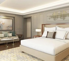 Двухместный клубный люкс Executive с видом на горы двуспальная кровать в Sheraton