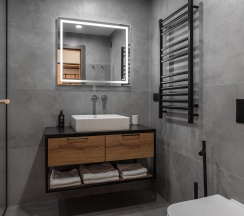 Комната делюкс с 1 двуспальной кроватью в WOW.Aparts&SPA