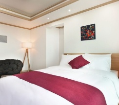 Двухместный номер Standard Цокольный этаж 2 отдельные кровати в Familia Hotel Jeju