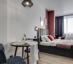 1-комнатные апартаменты студия Рэд в Dream Apartmens