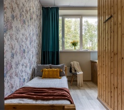 Одноместный номер Стандарт с общей ванной комнатой в Лебяжье