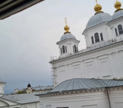 Двухместные апартаменты (двуспальная кровать) в Апартаменты №5  в самом центре Ярославля.