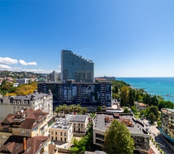 Двухкомнатные апартаменты с одной спальней (6-12 этаж) в Real Apartments Sochi