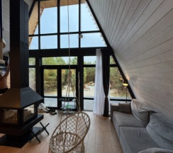 Большой A-Frame. Время заезда и выезда в данный дом с 16:00 до 13:00. в BamBoo Village