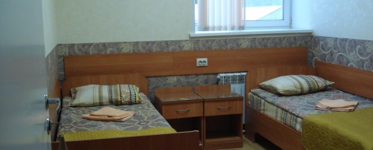 Комната эконом с 2 односпальными кроватями в Наш край