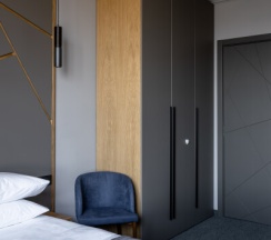 Апартамент 4 - Делюкс с панорамным видом на Парк Победы (с ванной) в Ap-in aparts