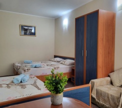 Трёхместный номер Standard с балконом и с красивым видом из окна в Гостевой дом