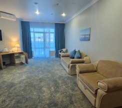 Полулюкс с двуспальной кроватью с видом на море в Бригантина