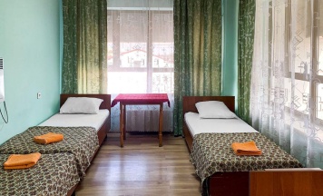 Номер эконом с 4 односпальными кроватями в Smart Hotel KDO Краснодар