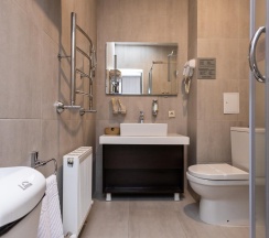 Номер люкс с 1 двуспальной кроватью и балконом в Moon