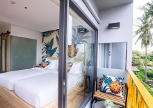 Двухместный номер Deluxe 2 отдельные кровати в Lub d Koh Samui Chaweng Beach - Hostel