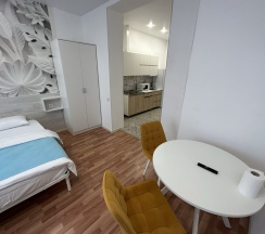 1-комнатные апартаменты студия с 1 двуспальной кроватью в Баринн