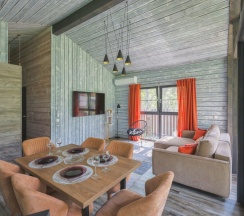 № 16 BarnHouse 65 m2 с камином, кондиционером и террасой. (📍Проживание с животными ЗАПРЕЩЕНО📍 Оснащение дома см. Подробнее) в Les holidays